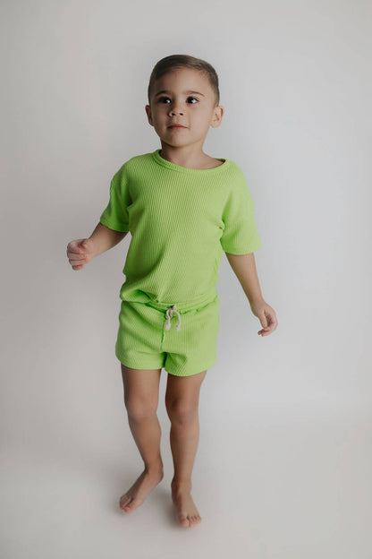 Lime Green Waffle Set