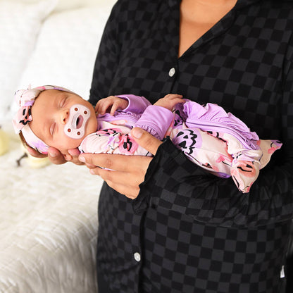 Emmy Ruffle Zippy Bamboo Halloween Pumpkins