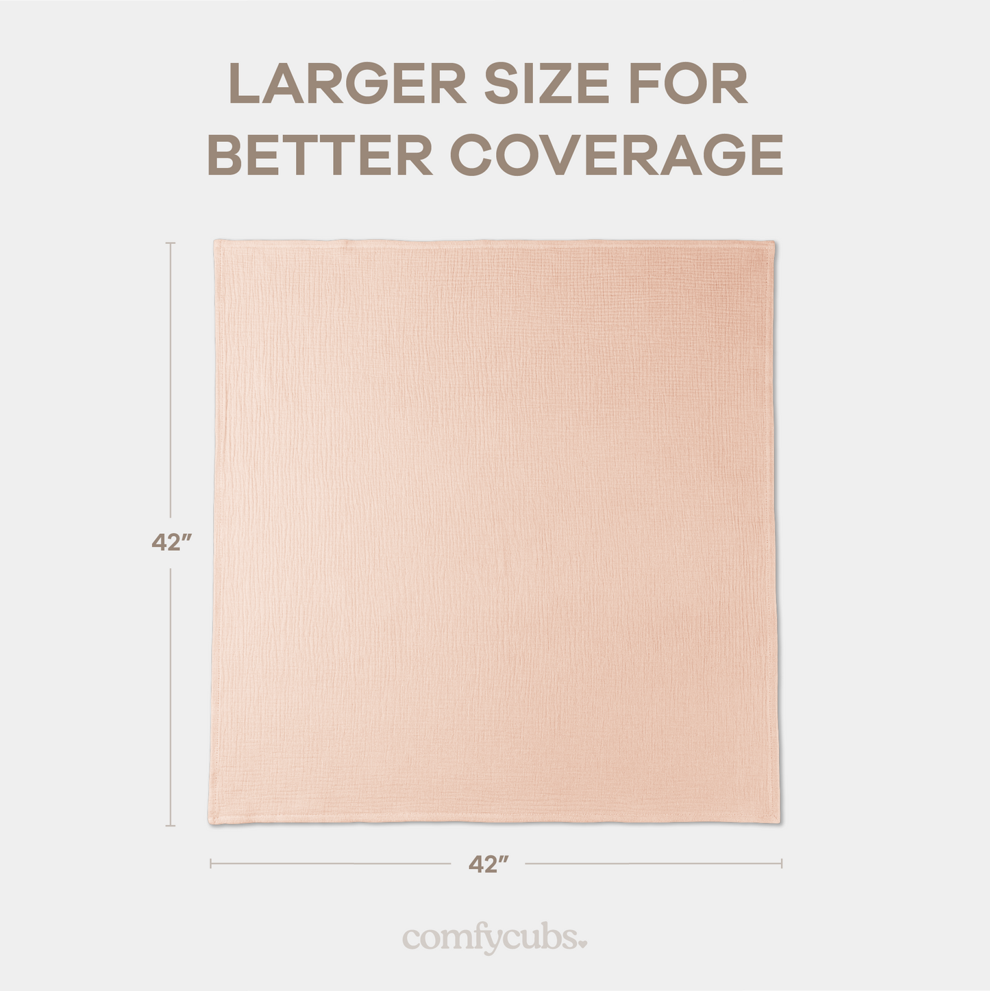 Muslin Swaddle Blankets Pack of 3 by Comfy Cubs: Blush - Bold Blush - Dusty Rose