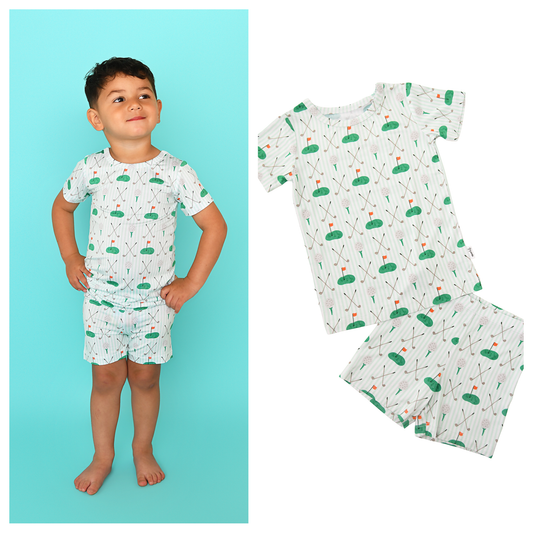 Scottie Golf Two Piece Shorts Bamboo Set