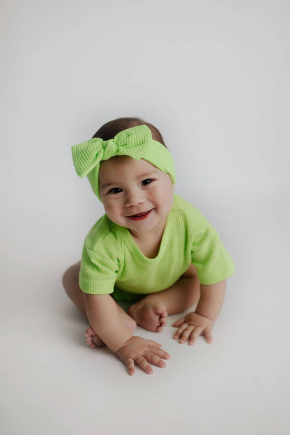 Lime Green Waffle Set