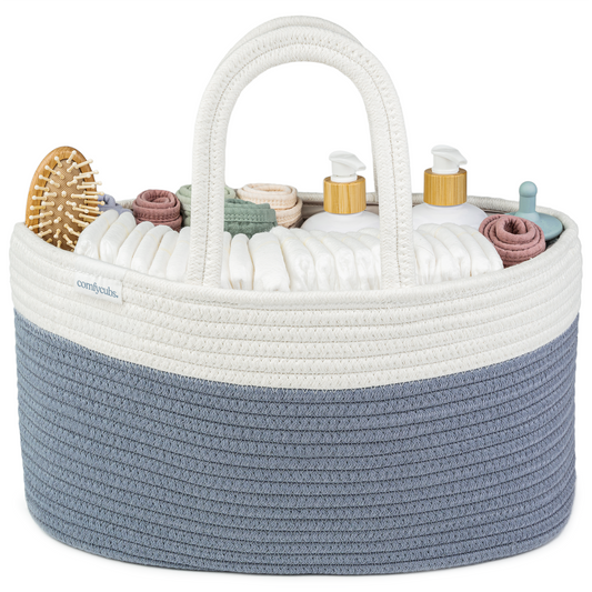 Diaper Caddy Organizer by Comfy Cubs: Pacific Blue